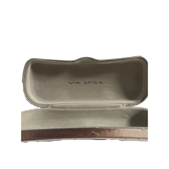 Via Spiga Glasses Case Silver Metallic - Picture 5 of 5